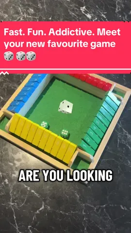 This isn’t just a dice game… it’s a strategy showdown 🎲🎲🎲  ‘Shut the Box’ #GameNight #boardgames #tiktokshop #tiktokmademebuyit #ttshop 