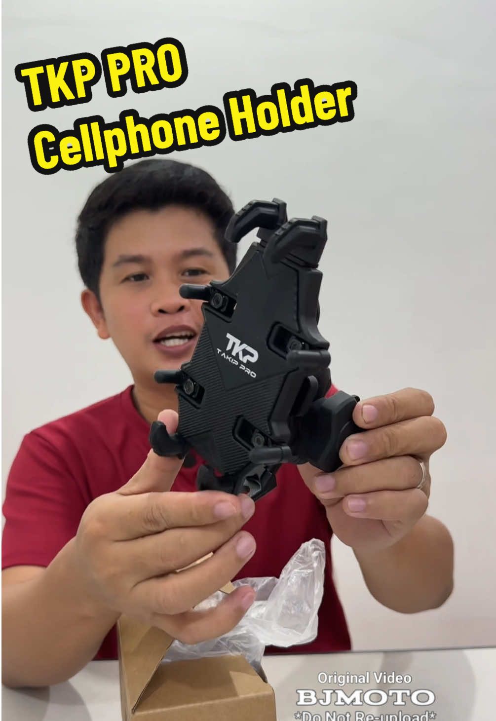 Grabe ganito pala kasolid ang cellphone holder nato #cellphoneholder #phoneholder #motorcycle #motorcycleaccessories #cpholder  