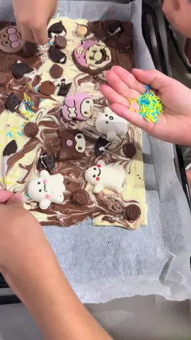 #TikTokハロウィン #チョコレートバーク #ハロウィンスイーツ