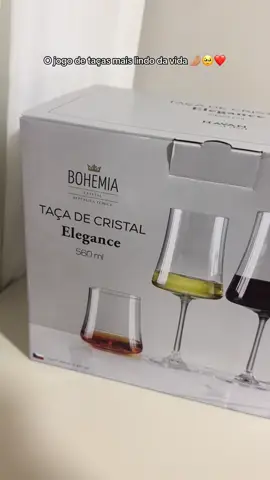 🍷 Conjunto de 6 Taças Xtra Sommelier Cristalex Bohemia Elegância e qualidade para apreciar seu vinho com estilo! ✨Gostou comenta que te mando o link! #TaçasDeVinho #MesaPosta #BohemiaCrystal #VinhoTinto #TaçasElegantes     