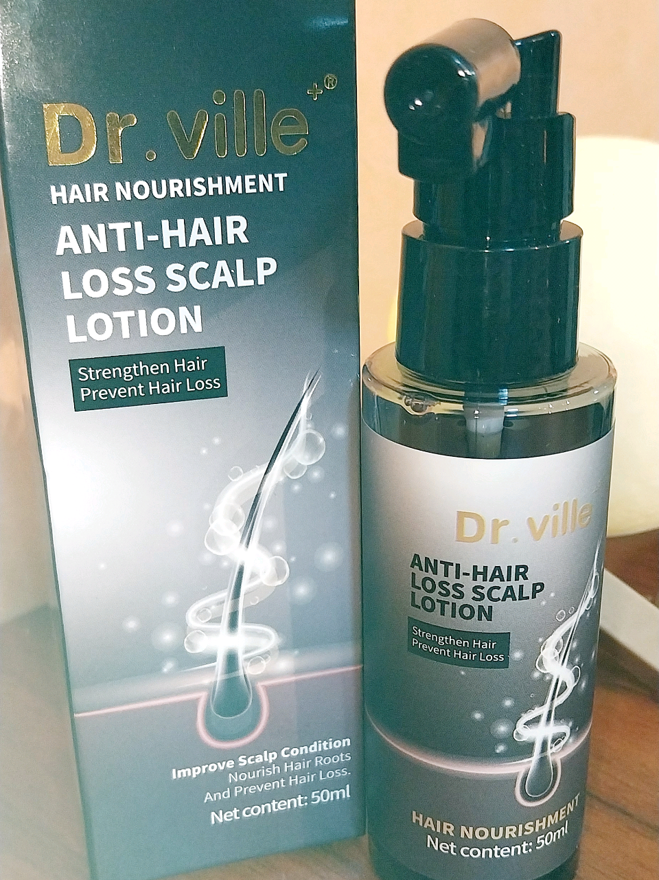 Dr.Ville Hair Tonic Serum  #createtowin #tiktok #halal #fyp #weeklywedrush 
