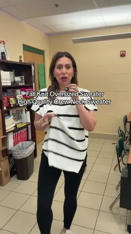 Fall Oversized Sweater @shewin_official_us #falloutfits #fallfashion #oversizedtshirt #MomsofTikTok #falloutfits 