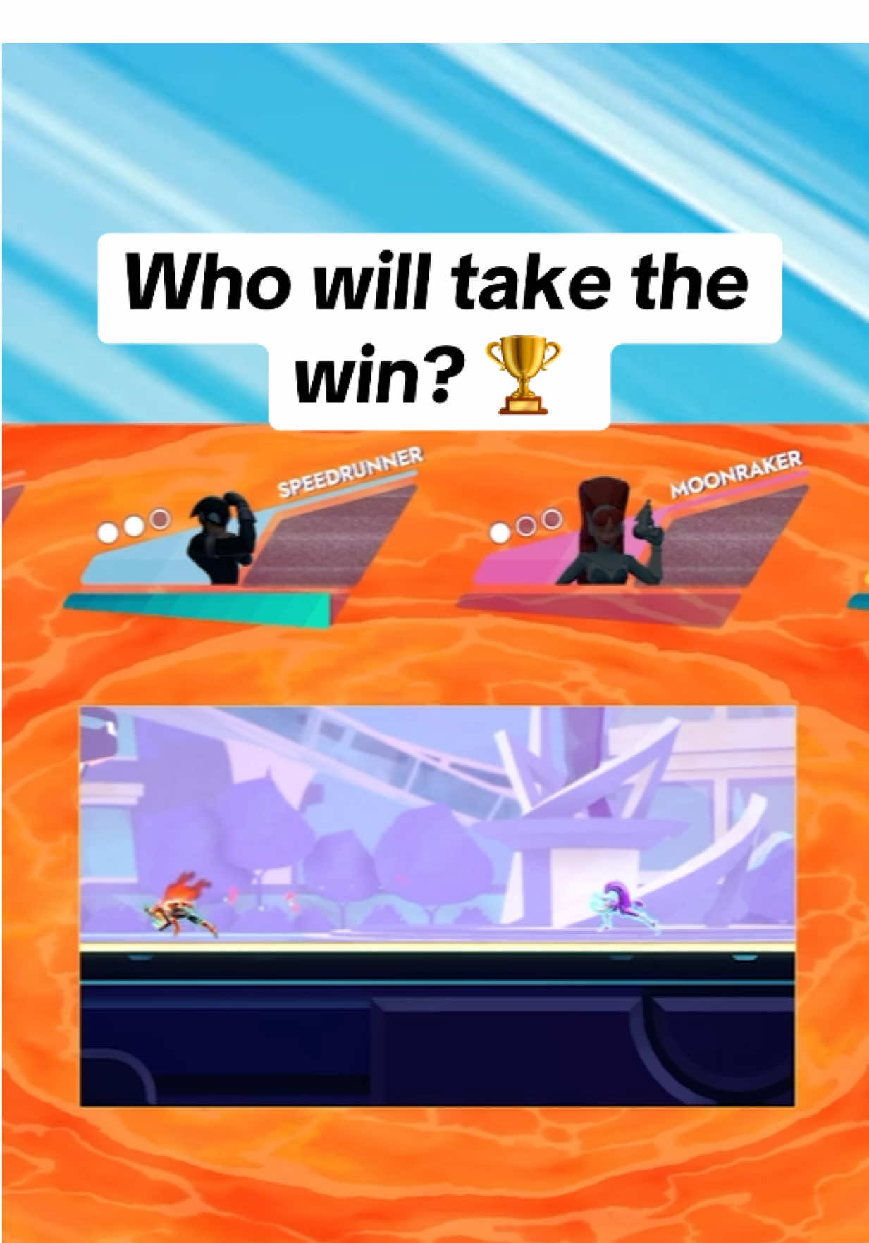 Who will win? Place your bets!  #speedrunners #indiegames #steamgames #gametok #videogames 