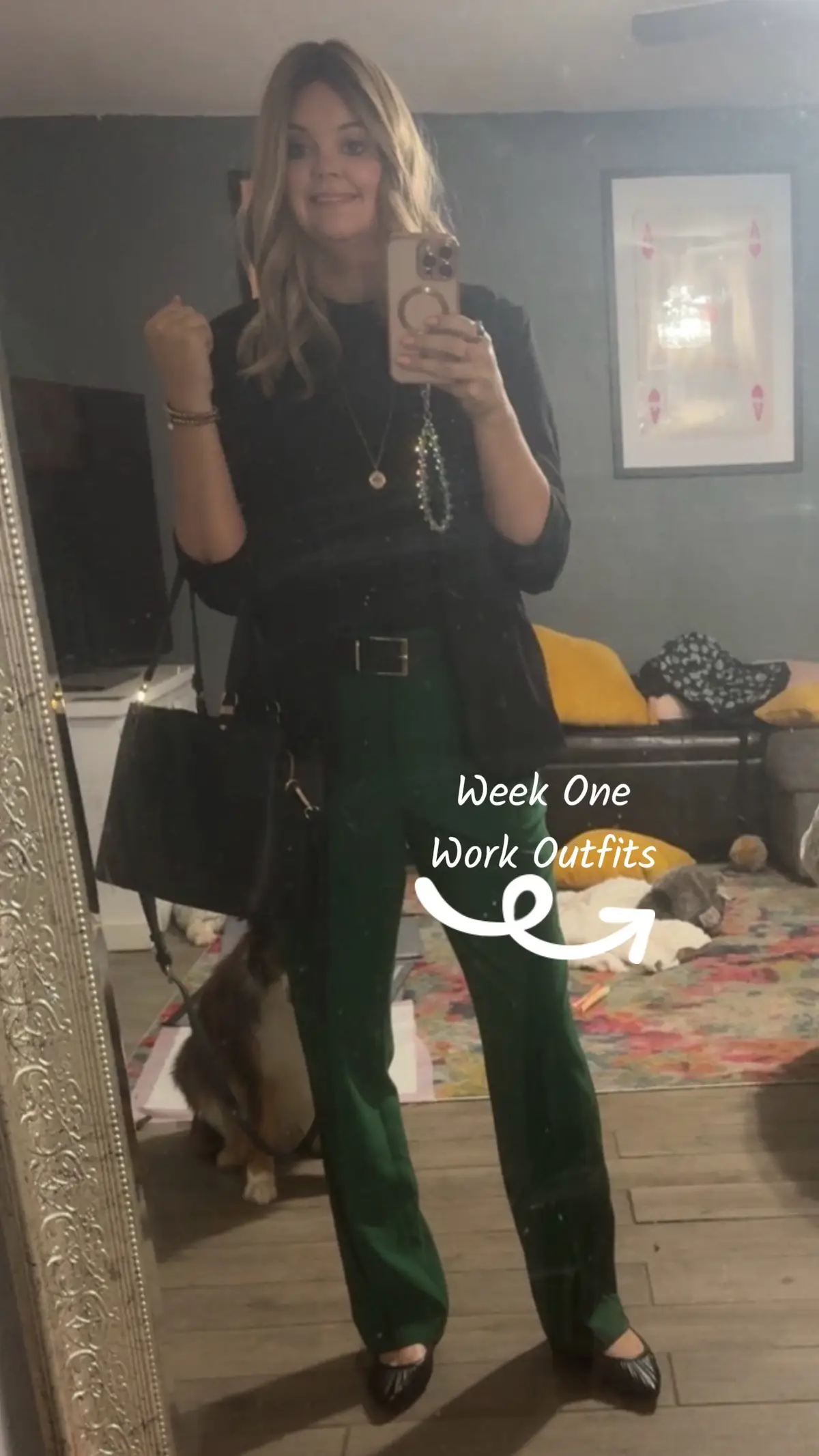 My first week of outfits at the new job! #workoutfits #OOTD #ootdworkedition #newjob #TikTokFashion 
