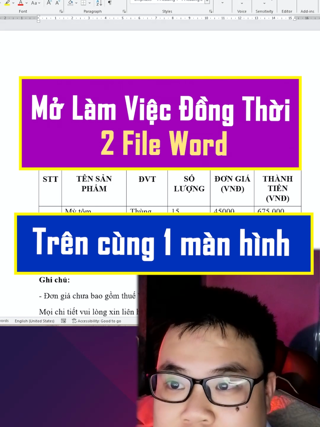 Mẹo mở và làm việc cùng lúc 2 file Word trên 1 màn hình máy tính #minhlakhoa #khoatinhoc #tinhocvanphong #wordtips #LearnOnTikTok 