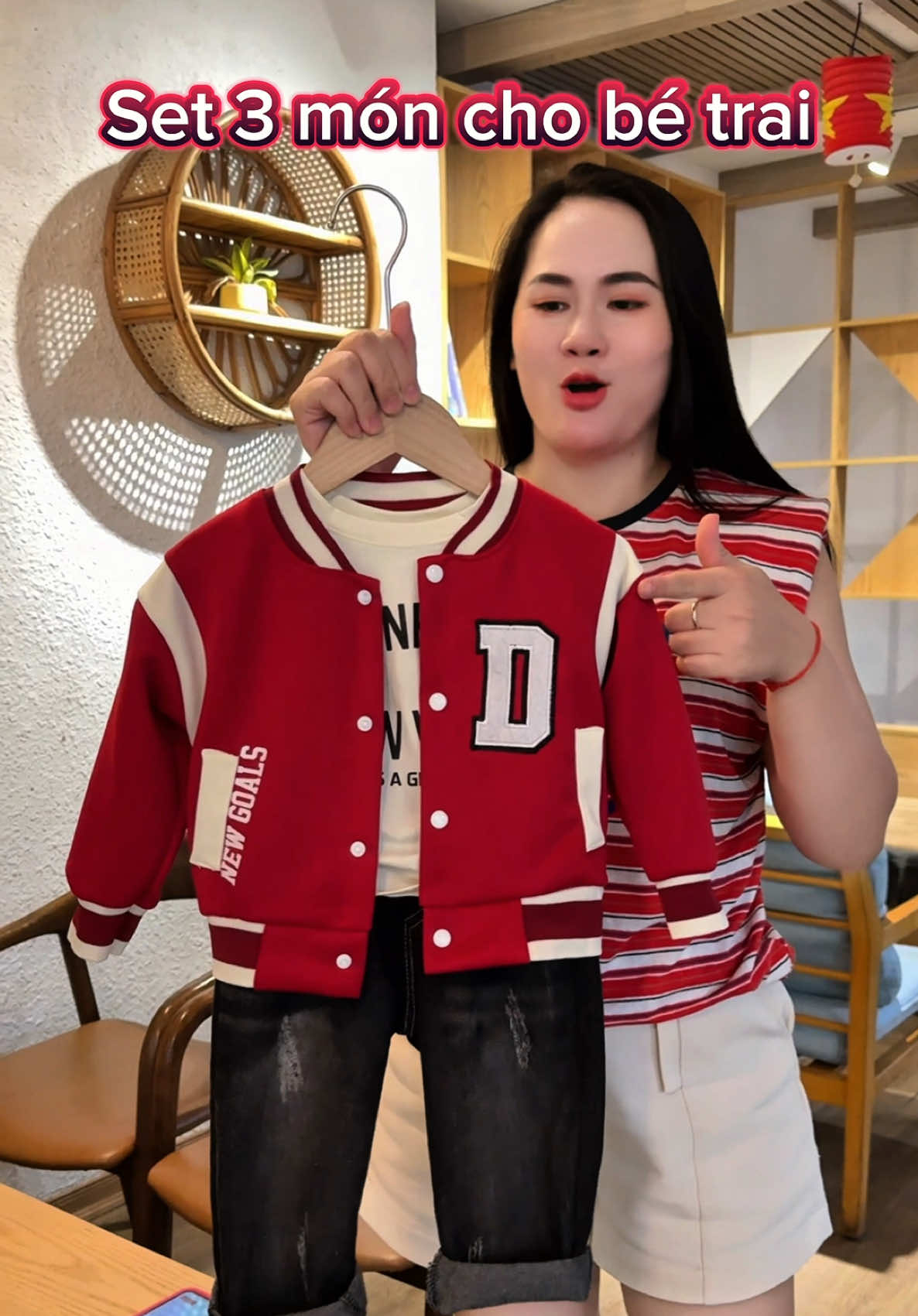 Bộ ba món bé trai đi chơi đi tiệc đi học ăn cưới #thoitrangtreem#bobetraidep #bobetrai #tiktokshop  