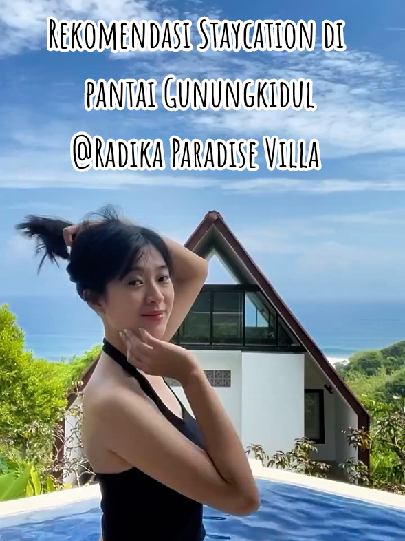 Agendakan liburan mu di pantai GunungKidul, rekomendasi Villa buat Staycation/honeymoon 👇 🏘️Radika Paradise Villa & Cottage  •type room villa private pool standard terimakasih kak😊🙏@valeriebellaa #villaprivatepool #radikaparadise  #pantaiindrayanti  #hotelgunungkidul #penginapanjogja 