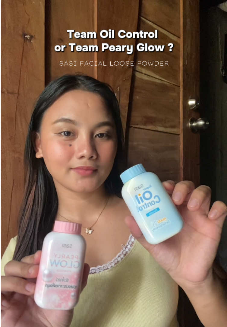 Oil control or glow goals? 🤔 Alin sa SASI Loose Powder ang panalo para sa’yo, sis?  #sasiloosepowder #SASI #loosepowder #oilcontrol #pearlyglow 