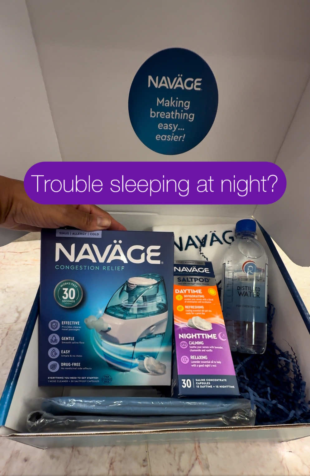 #ad I’ve shared about the Naväge Nasal Cleaner before – it’s one of my favorite recommendations. Naväge clears congestion fast, in just 30 seconds, by flushing out mucus, germs, viruses, and allergens at the touch of a button. Easy to use. Fast, hygienic relief.   Now, Naväge has introduced Daytime & Nighttime SaltPods for better breathing around the clock - Daytime SaltPods to kickstart your morning and Nighttime SaltPods for soothing, restful sleep. Whether you’re powering through the day or winding down at night, Naväge helps you naturally breathe easy. Get Naväge for yourself – Link is in my Bio. #naväge  #navägenasalcare  @Naväge Nasal Care 