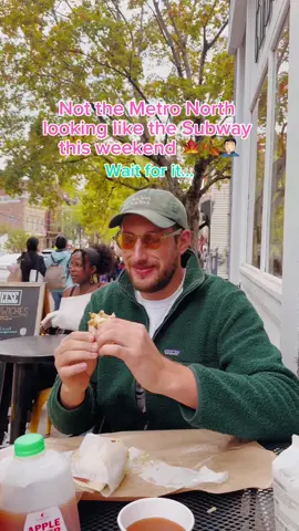 I guess everyone and their mother had the same idea to head Upstate to see the leaves this weekend 😭🍂🍁 glad to see everyone being respectful and having fun in nature though! #metronorth #upstate #beacon #coldspring 