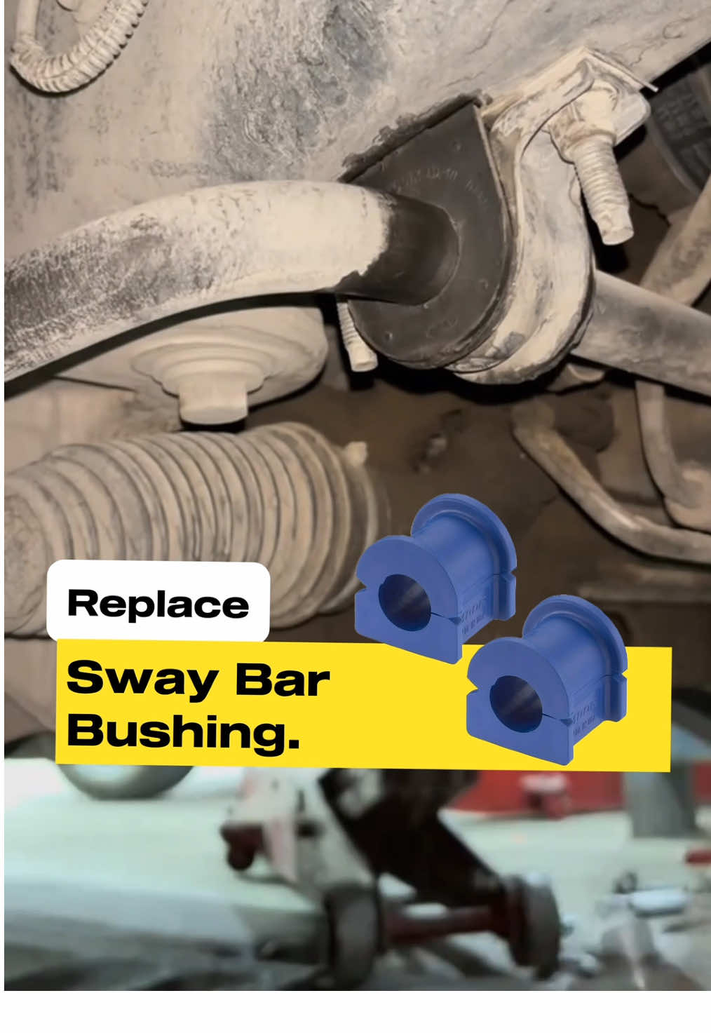 Sway Bar Bushing Replace ⚙️🛠️ #bush #endjdiy #swaybar #carsound #carfix 