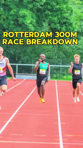 Breaking down my 300m race in Rotterdam this summer! #trackandfield #sprinter #trackathlete #athletics 