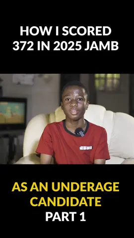 How I scored 372 in JAMB UTME as an underage candidate  #utme #waec #testdriller #samuel 