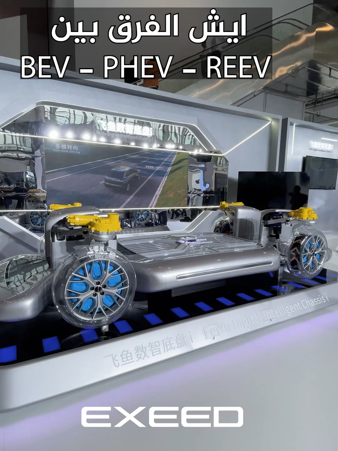📊 ايش الفرق بين أنظمة السيارات الكهربائية؟ ⚡ 🔹 BEV:  🔹 PHEV: 🔹 REEV: كل نظام له مزايا تناسب أسلوب قيادتك واحتياجك اليومي 🚗⚡ #EXEED #سيارات_كهربائية #هايبرد #طاقة_نظيفة #سعودي_أوتو @exeedsaudi