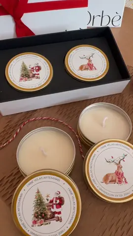 A Coleção de Natal chegou 🎄💫 Confira todas as opções em nosso site 📲 Acesse orbevelas.com.br e faça seu pedido. #velasartesanais #natal2025 #velasnatalinas #presentesenatal