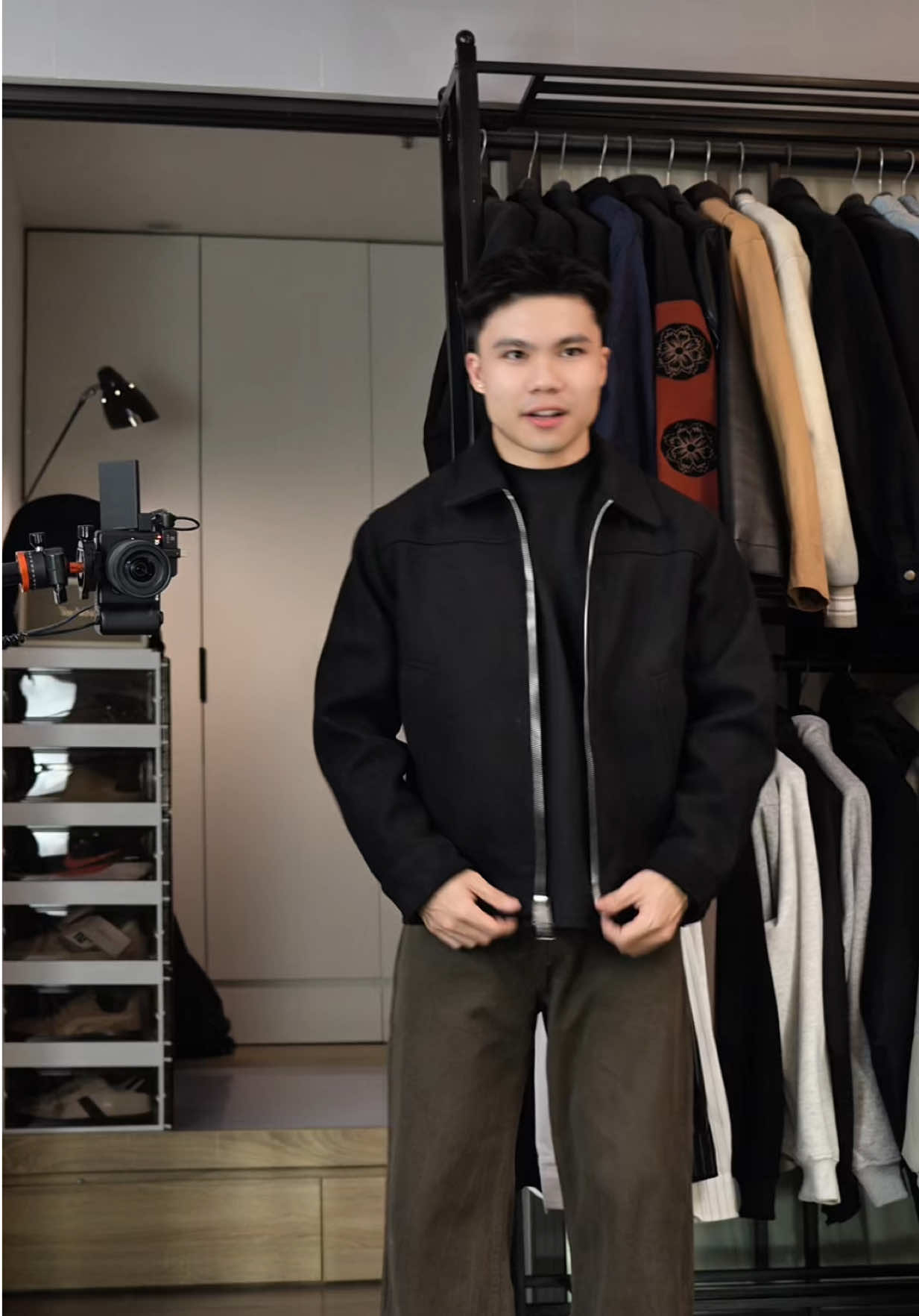 Áo Khoác Dạ Zip 2 Chiều Roway #thanhdongian #goclamdep #review #fyp 