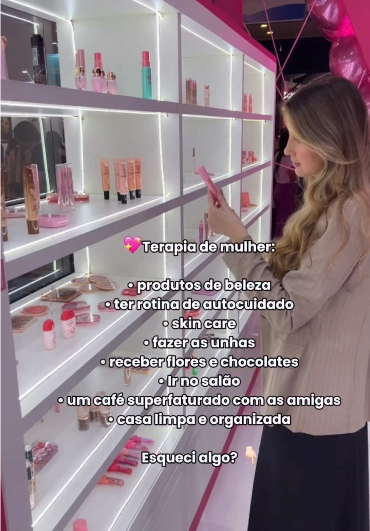 Terapia de mulher! 💁🏼‍♀️ Esqueci algo??? Comente aqui👇🏻 #girl #girlstalk #feminineenergy #creatorsearchinsight 