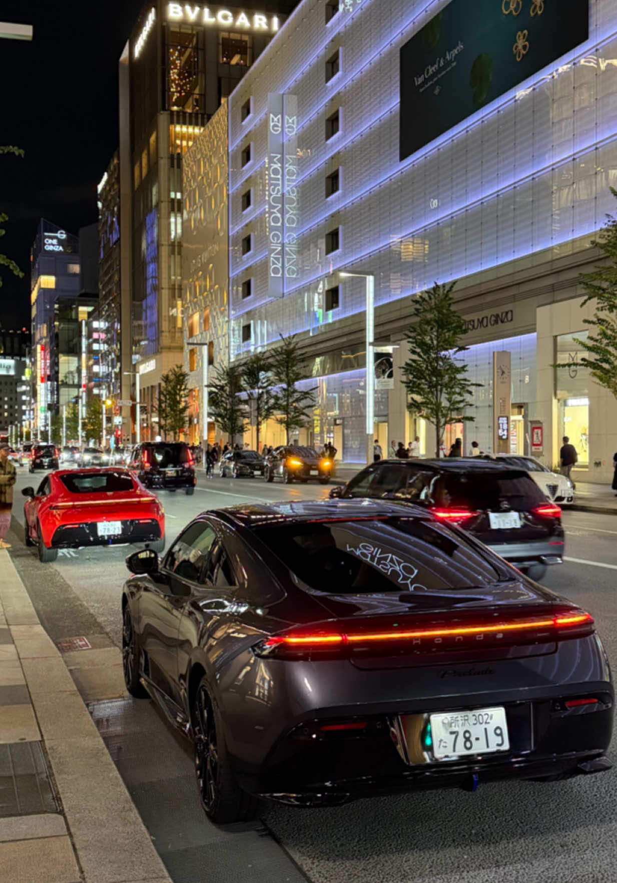 Brand new Honda Prelude spotted in Ginza , is it a 2026 model? Let me know I’m no expert 😊 #honda #hondaprelude #cars #jdm #carspotting 