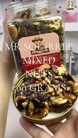 Healthy & Yummy Mixed Nuts 500 GRAMS ✨💕 #mixnuts #mrsquirrelmixnuts #mixnuts500grams #mixnutsandberries #healthysnacks  @Nut Factory Store 