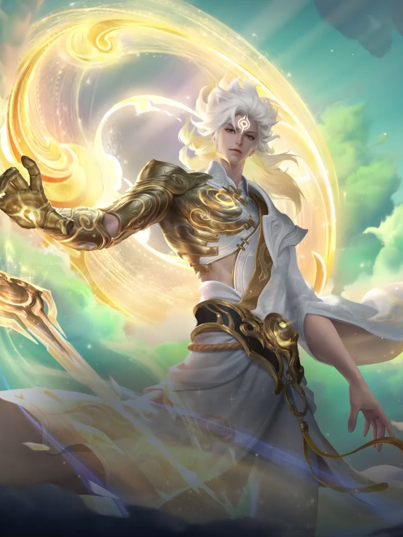 🗡 O elegante espadachim encontrou a coisa mais bonita do mundo e desencadeou sua nova forma!  🌙 O visual Flawless de Li Bai, Espada da Lua Divina, estará disponível a partir de 24 de outubro. Obtenha este visual através do evento de Desejo. #HonorofKings #HOK #NovoVisual #LiBai #LuaDivina
