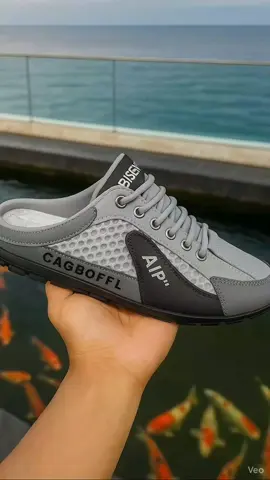 Sepatu Sendal Slip On Pria K48#bismillahfyp 