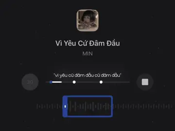 “vì yêu cứ đâm đầu..”