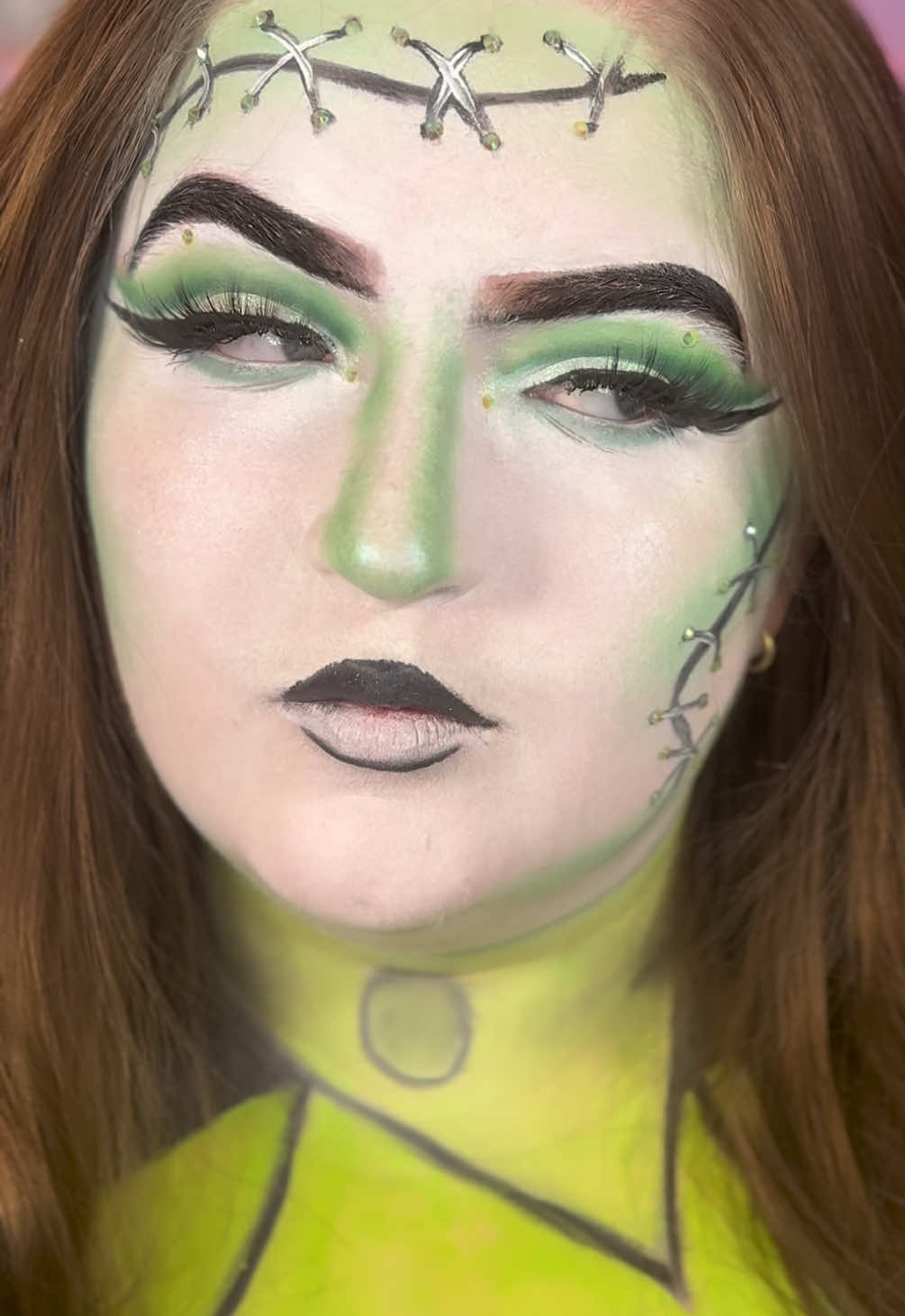 💚✨  #shego #makeup #halloweenlook #creatorsearchinsights #makeuptok 