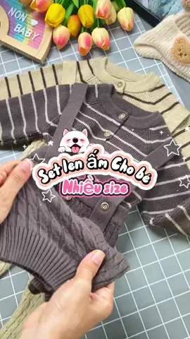 Bộ quần áo len yếm cho bé HK KIDS, bộ len dài tay Quảng Châu quần áo trẻ em (9)#thoitrangtreem #doxinhchobe #dotaydaixinh #dolenchobe