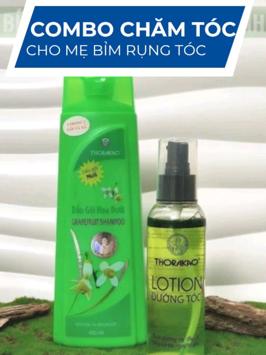 Combo chăm tóc gãy rụng và kích mọc tóc Thorakao cho mẹ Bỉm sau sinh #Thorakao #myphamthorakao #chamsoctocsausinh #xhuong 