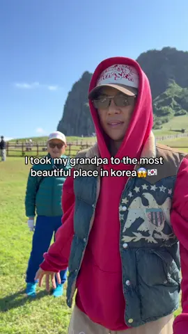 Me and Grandpops in 제주도! #pov #kpop #grandpa #fyp #travel 