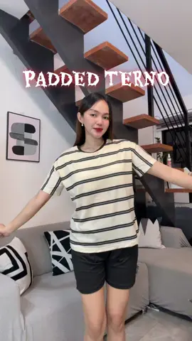 Pwede na pang awra sa labas kase padded na #terno #pambahay #sleepwear #fyyyppp 