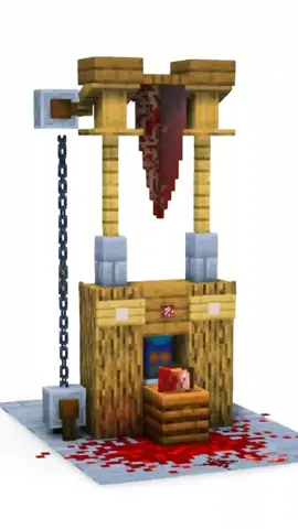 Perfect Steve Execution Device! #minecraftsteve #Minecraft #minecrafttutorial #minecraftbuilding #minecraftideas #minecrafthalloween #minecraftscary #minecrafttiktok #minecraftforyou 
