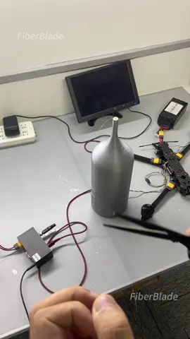 Optical fiber UAV vs ✂️#fpv #uav #Optical fiber UAV