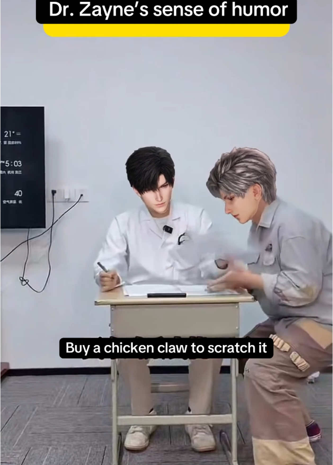 ⭐️❄️🐟🐦◾️🍎1. Dr. Zayne’s sense of humor😆 #loveanddeepspace #lads #xavier #zayne #rafayel #sylus #caleb #恋と深空 #戀與深空 #恋与深空 