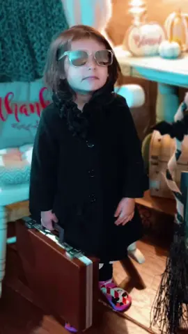 My 3 lyr old grandbaby wanted to wear all the cold weather clothes to play dress up this morning! And she cant forget her briefcase! 😆💼🧦🧥🧣🥶#