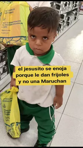 jesusito se enoja porque no le dan una Maruchan #jesusito #maruchan #frijoles #jesuslovesyou #patron 