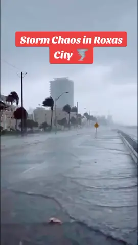 Storm Chaos in Roxas City 🌪️ Floods & Wind Hit Hard Fengshen #internationalnews  #Roxas  #roxascitycapiz  #storm  #Disasters  Tropical Storm Fengshen made landfall in the Philippines today — Roxas City (Capiz) and surrounding areas were battered by fierce winds, heavy rain and coastal flooding. This ground-level short gives you a real look at nature’s power — waves crashing over roads, trees bending, water surging. Stay safe & share this update. philippines storm today fengshen philippines 2025 roxas city flood 2025 coastal storm philippines footage tropical storm fengshen update capiz flood aftermath strong wind storm philippines real storm footage philippines philippine storm disaster video viral storm short