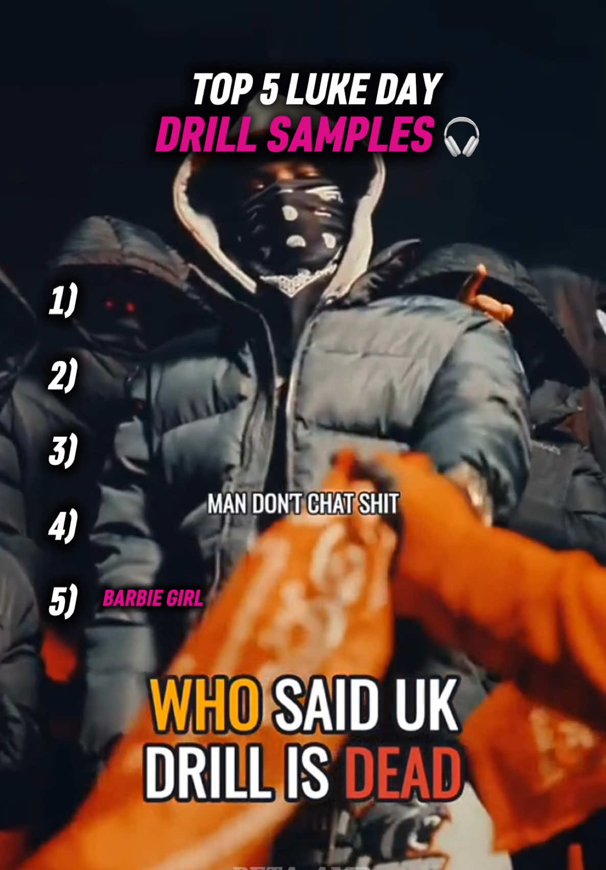 Top 5 drill remix pt2 #lukeday #roadman #drill #ukdrill #top5 