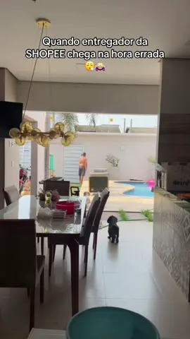 Quando entregador da #shopee chega na hora errada #shopee #entregadordashopee #entregashopee #shopeememes 
