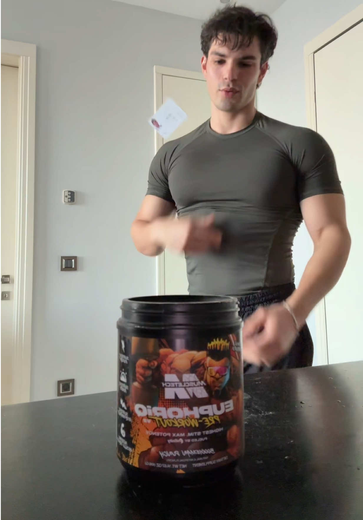 Addicted to @MuscleTech  (TikTok this is a joke) 