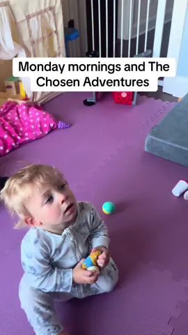 This show is truly something else. My twins may only be 13 months but we are learning the 10 commandments and the 7 days of creation with the help of this show ❤️ thank you @The Chosen Adventures @The Chosen TV @Amazonprimevideo #christiantiktok #thechosen #thechosenadventures #amazonprime #jesuslovesyou 