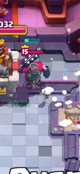 REI ESQUELETO VS LARRY 🥶 #clashroyale 