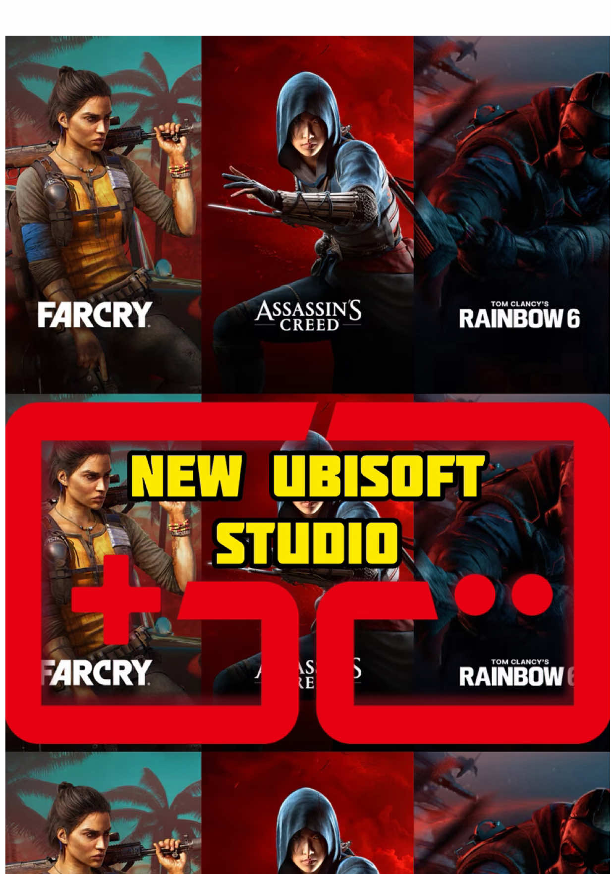I hope Ubisoft lets this team push these franchises forward #ubisoft #farcry #rainbowsix #assasinscreed #gunchuckgaming