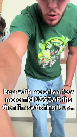 I know I know they aren’t the best fits but I’m just tryna complete the challenge for right now and had some in the vault… Day 20 of the challenge! #nascar #vintage #charleston #OOTD #style 