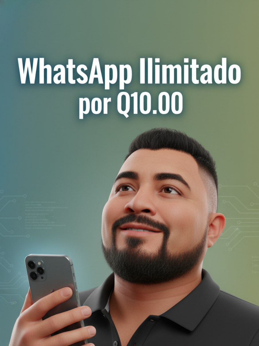 Cómo Activar WhatsApp Ilimitado en Claro Guatemala por Q10.00 (Prepago) ​Este video tutorial te guiará paso a paso para activar un paquete de Redes Sociales Ilimitadas o un Paquete de Internet de Claro Prepago Guatemala que incluye el uso de WhatsApp ilimitado por un costo aproximado de Q10.00.