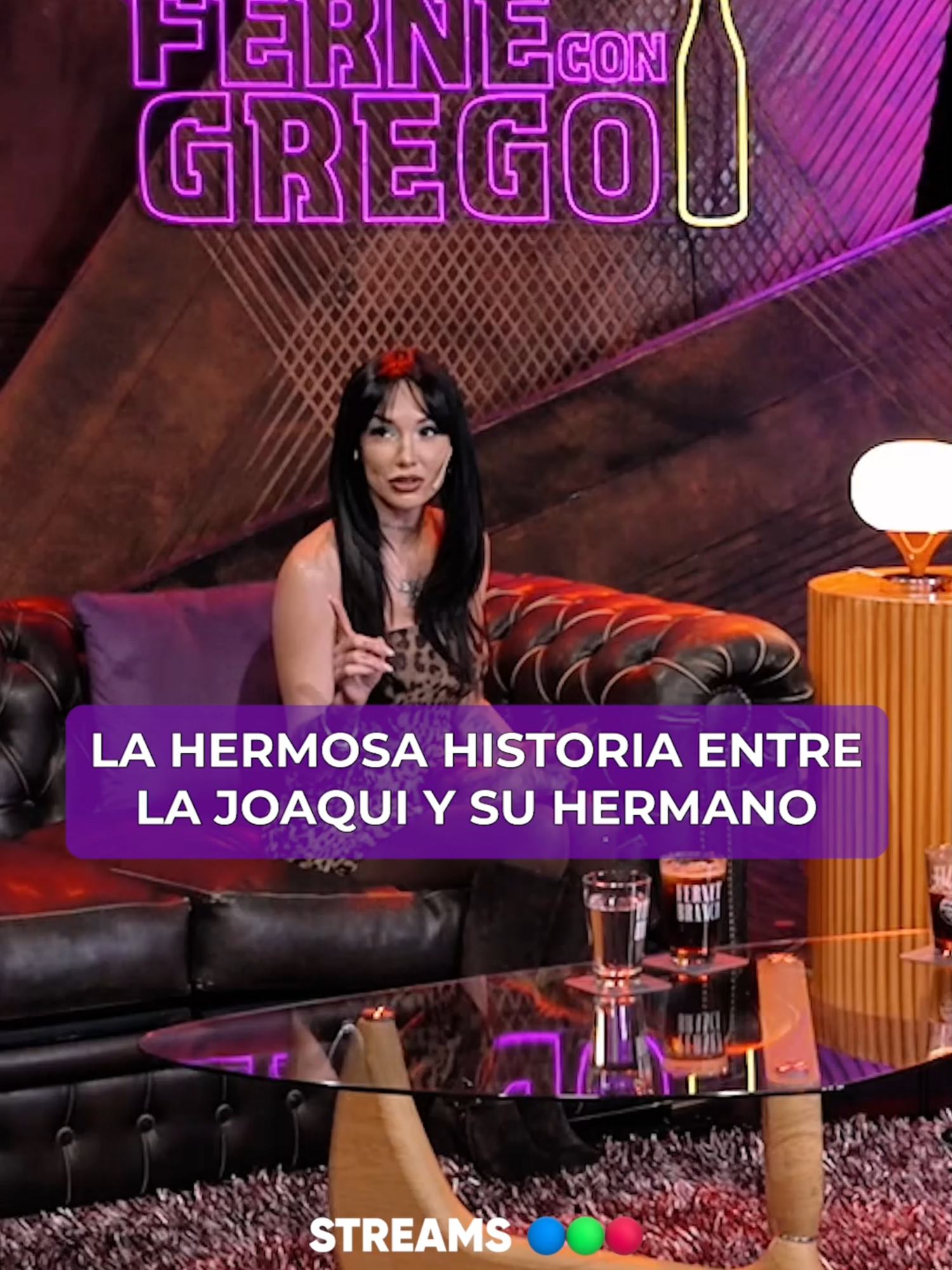 LA HERMOSA HISTORIA ENTRE LA JOAQUI Y SU HERMANO 🥹🥹 Nota entera en mi canal de YouTube! #FernetConGrego #Twitch #Clip #StreamsTelefe