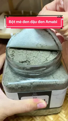 Bột mè đen, đậu đen xanh lòng bên nhà Amabi dễ pha, dễ uống, thơm bùi. Ai mà đang tìm hiểu về bột mè đen, đậu đen thì tham khảo thử của bên nhà Amabi này nghen. #nhunguyen28 #foodreview #botmeden #amabi#amacungtiktok  