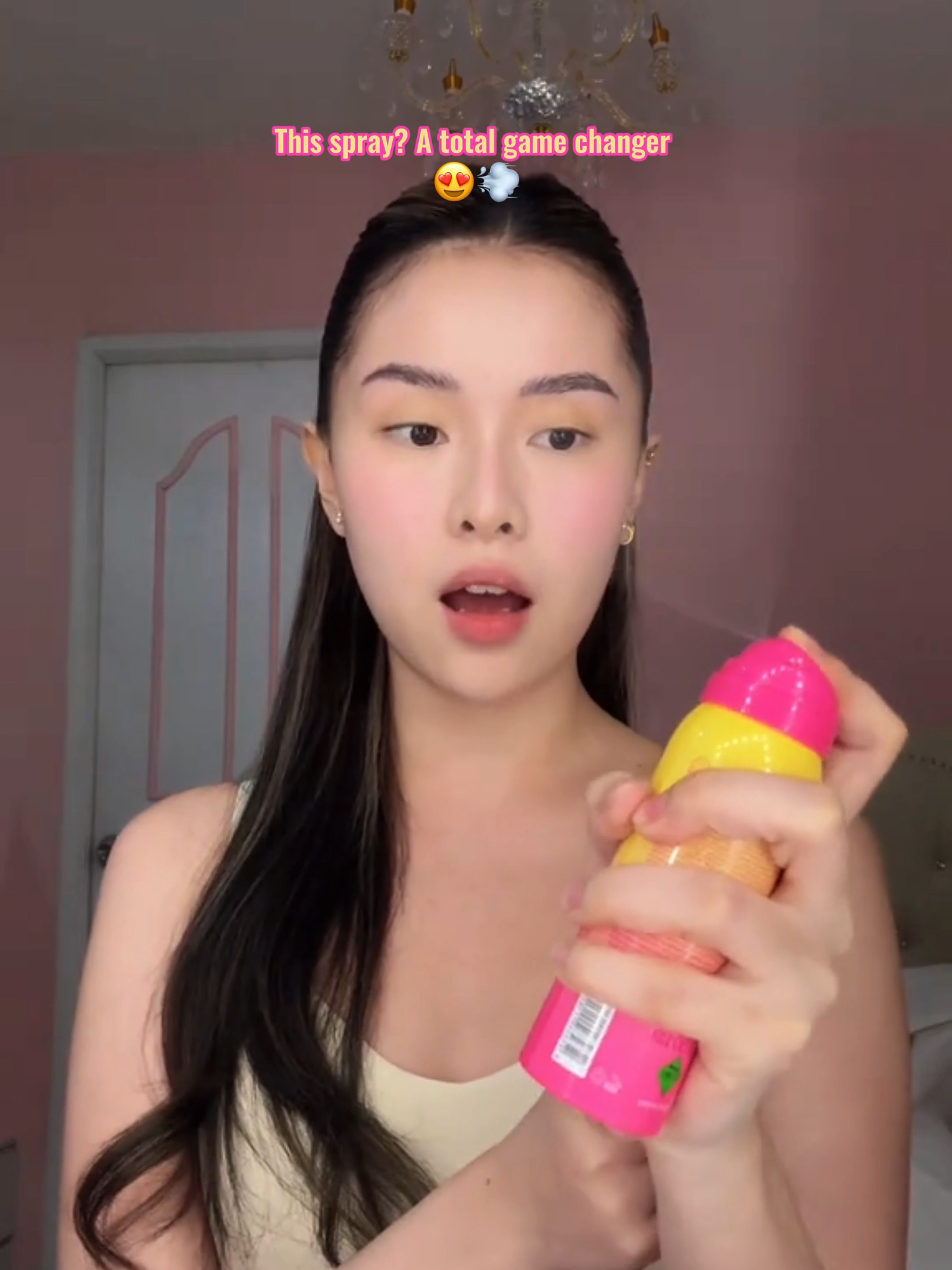 Meet your makeup’s new BFF 😍✨  Get A Grip 3-in-1 Anti-Pollution Setting Spray! 🌬️ 24H Prime + Set + Shield 💨 Air-light mist, wide-angle spritz 🛡️ Aerosol Shield Tech = smudge-proof & stress-resistant glow! 💖 #dazzlemeph #BeautyTok #longlasting #settingspray