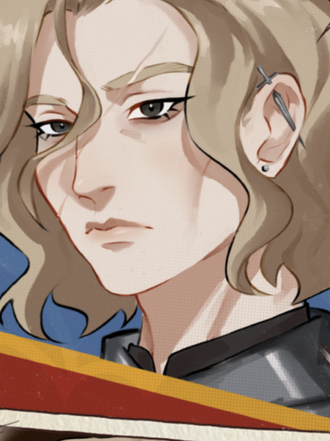 Who would you romance in the game? This is Luc and Alaric. #indiegame #fireemblem #fireemblem3houses #fe3h #fireemblemthreehouses 