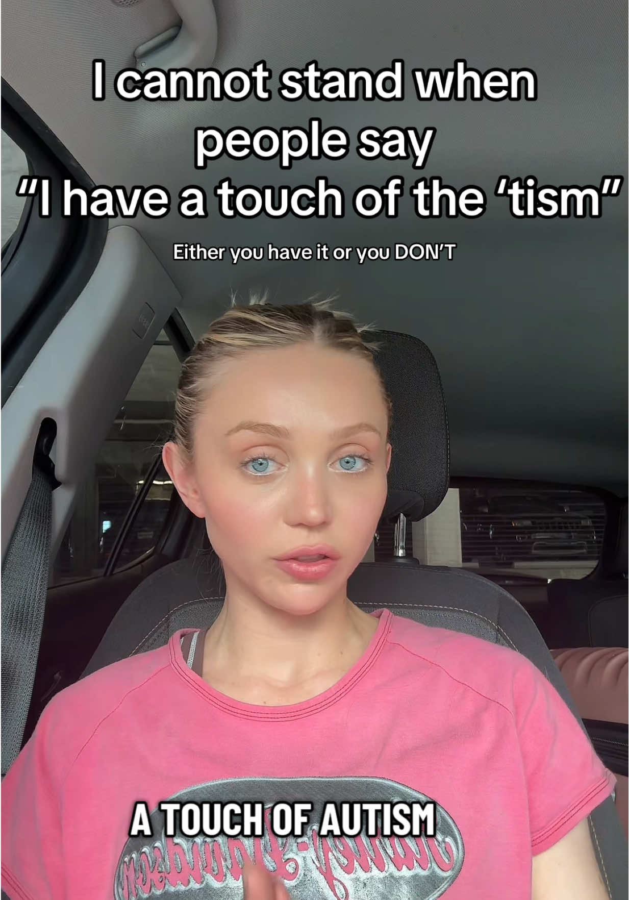 You don’t have “a touch of the ‘tism” you either have it or you don’t bffr #neurodivergent #autismawareness #neurodivergenttiktok 
